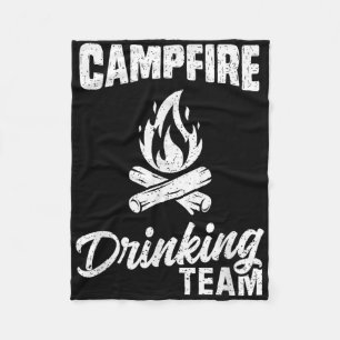 Cobertor De Velo Campanha de Campanha do Camarão Bebendo T Camisa L