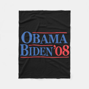 Cobertor De Velo Campanha Retro Distestido Vintage Obama Biden 08