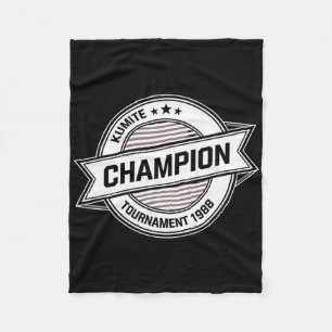 Cobertor De Velo Campeão de Kumite Artes Marciais Kung Fu Cinema de
