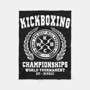 Cobertor De Velo Campeonatos de Kickboxing, Camiseta de Kickboxing,