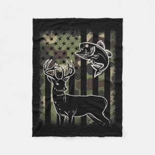 Cobertor De Velo Camuflagem Bandeira Americana Pesca Caça De