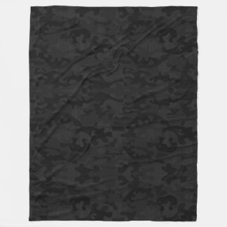Cobertor De Velo Camuflagem de carvão Fleece Blanket