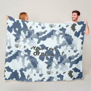 Cobertor De Velo Camuflagem de Inverno Fractal