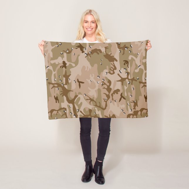 Cobertor De Velo Camuflagem Do Deserto Com Pebolhas, Militares, Exé (In Situ)