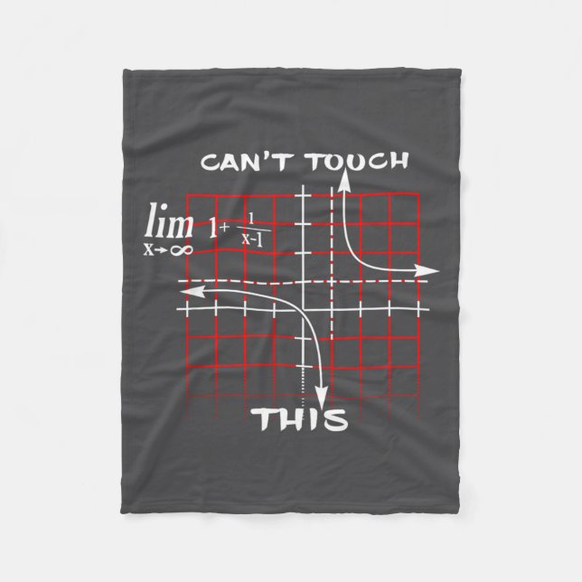 Cobertor De Velo Can T Touch This Equation Math Funny Gift  (Frente)