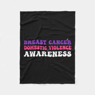 Cobertor De Velo Cancer E Sensibilização Para A Violência Doméstica