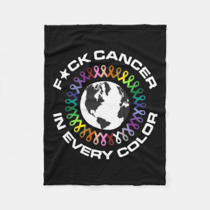 Cobertor De Velo Cancer Em Cada Cor Dia Do Cancer Mundial Para O Ho