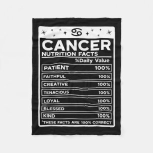 Cobertor De Velo Cancer Nutricional, Design bodiaco, Cancer
