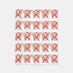 Cobertor De Velo Cancer Sanguíneo Sensibilização Fita Vermelha F