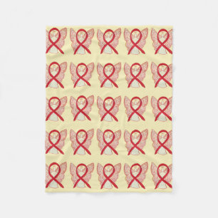 Cobertor De Velo Cancer Sanguíneo Sensibilização Folha Vermelha
