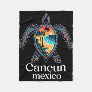 Cobertor De Velo Cancun México Lembrança Família Correspondência Fé