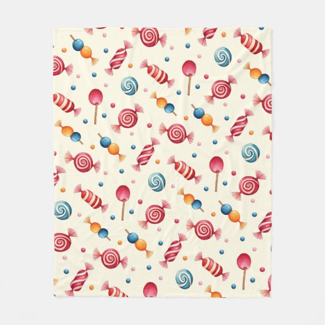 Cobertor De Velo Candy Wonderland (Frente)