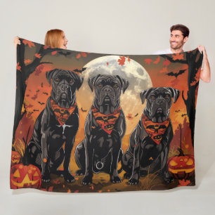 Cobertor De Velo Cane Corso Halloween Spooky