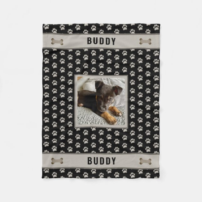 Cobertor De Velo Caneta Fotográfica do Pet Lover do Cão Imprimir Ci (Frente)