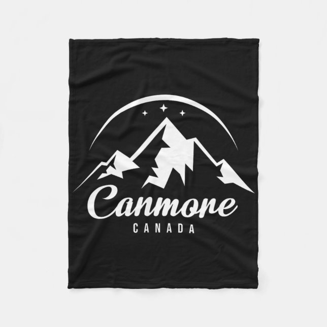 Cobertor De Velo Canmore Canada Ski Resort Skiting Snowboard (Frente)