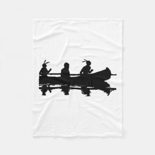 Cobertor De Velo Canoe Silhouette