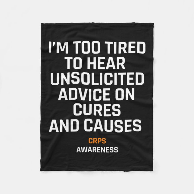 Cobertor De Velo Cansado Demais Para Aconselhamento Não Solicitado  (Frente)