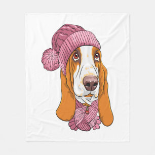 Cobertor De Velo cão Basset Hound Raça de malha