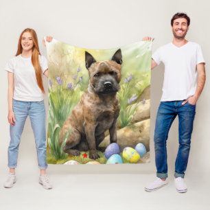 Cobertor De Velo Cão da Baía de Chesapeake com Feriado de Ovos de P