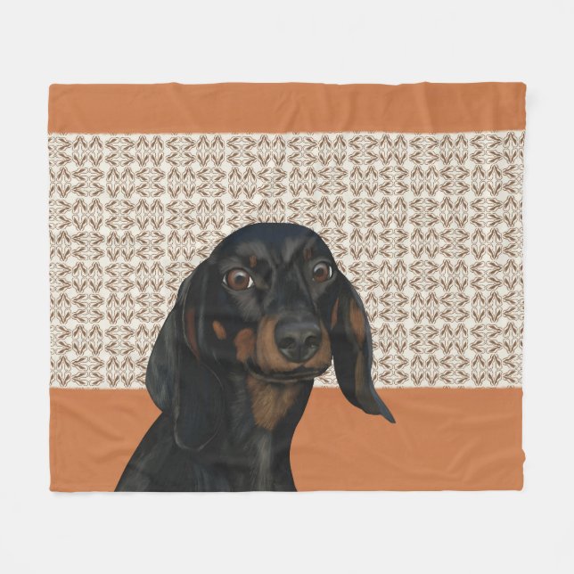 Cobertor De Velo Cão-de-caju preto-branco (Frente (Horizontal))