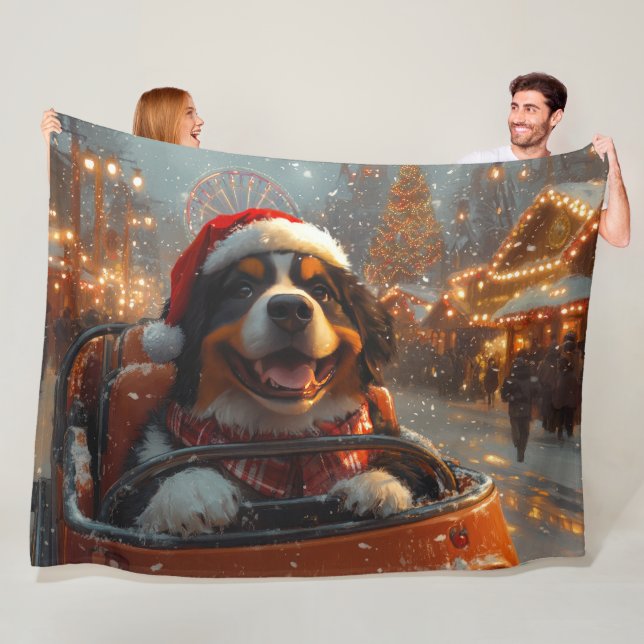 Cobertor De Velo Cão de Montanha Bernês Montanha-Russa Natal  (In Situ)
