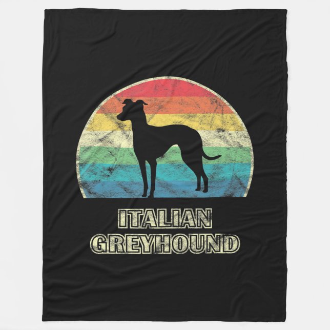 Cobertor De Velo cão do estilo greyhound italiano (Frente)