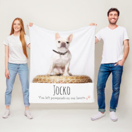 Cobertor De Velo Cão Memorial Pet Loss KeepsasaemFoto Personalizada