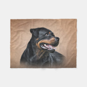 Cobertor De Velo Cão rottweiler