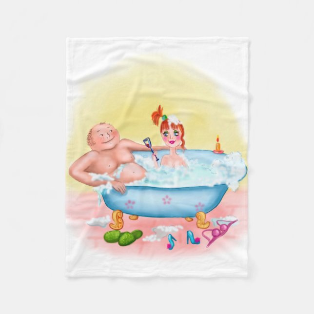 Cobertor De Velo Capas de ilustração engraçadas (Frente)