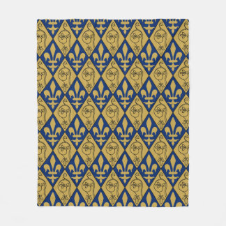 Cobertor De Velo Capela Sainte Fleur de Lys Fleece Throw