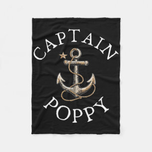 Cobertor De Velo Capitã Poppy Navegação de Barco Âncora Vintage 