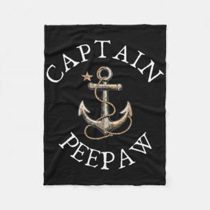 Cobertor De Velo Capitão Bunnyaw Barco Vela Náutica Âncora Vintage