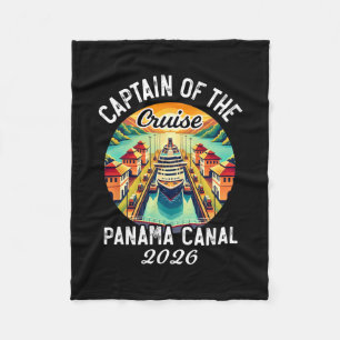 Cobertor De Velo Capitão do Cruzeiro 2026 Canal do Panamá Vintage G