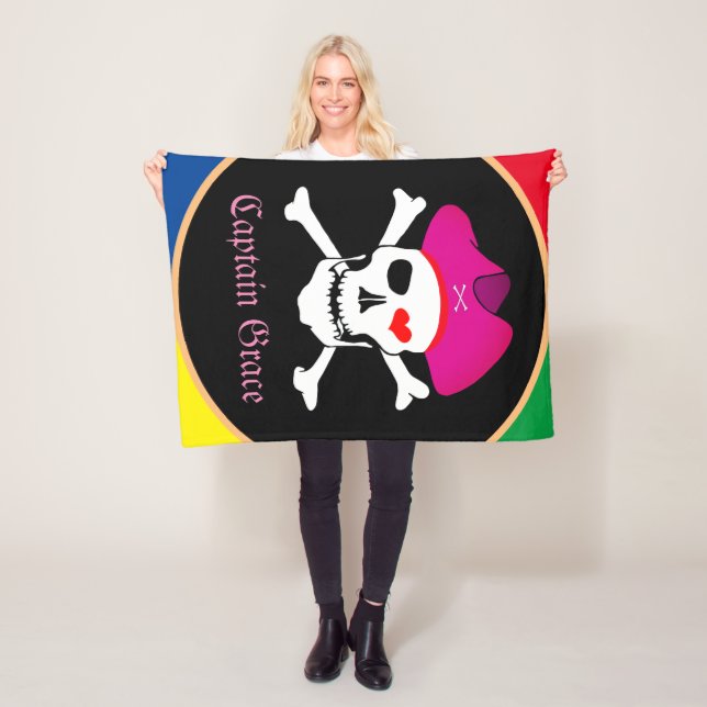 Cobertor De Velo Capitão "Grace" & Pirates - Ilha do Tesouro /Girls (In Situ)