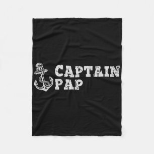 Cobertor De Velo Capitão Pap Pap Sailing Boating Vintage Boat Âncor