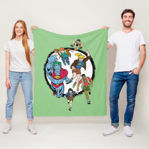 Cobertor De Velo Capitão Planeta e o Círculo dos Planetários