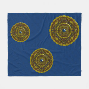 Cobertor De Velo Capricorn Mandala Fleece Blanket