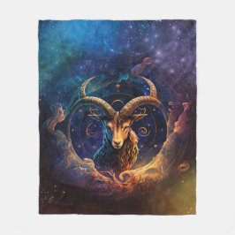 Cobertor De Velo Capricórnio - Sinal Zodiac - Design