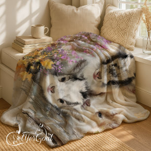 Cobertor De Velo Caprinos no outono 13