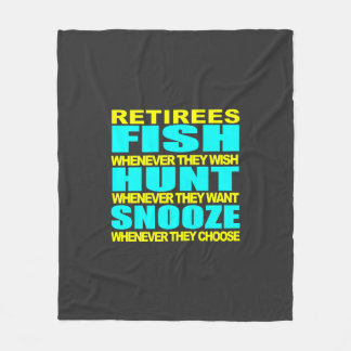 Cobertor De Velo Captura e snooze de peixes de retireiros