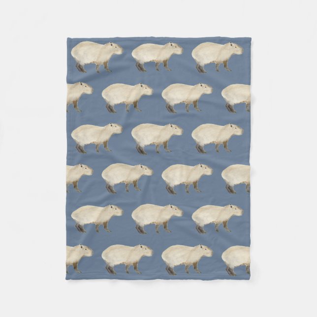 Cobertor De Velo Capybara Fleece Blanket (Frente)