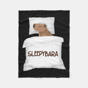 Cobertor De Velo Capybara Oficial do Sono Pijamas Nightgown Sleepyb