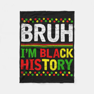 Cobertor De Velo Cara, eu sou o Mês da História Negra Melanina Afri