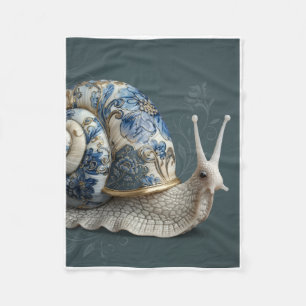 Cobertor De Velo Caracol Ornado Elegante Com Manta de Fleece de Cas