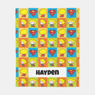 Cobertor De Velo Caractere de Supergirl Chibi - Turnround