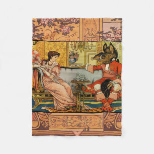 Cobertor De Velo Caracteres de Contorno de Fada Clássica da Besta