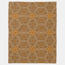 Cobertor De Velo Caramel Fractal Lace 