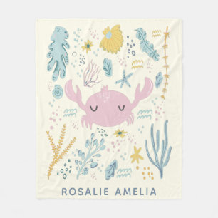 Cobertor De Velo Caranguejo Cinto Embaralado Prateleiras Pastéis No