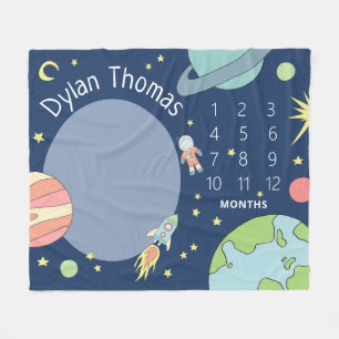 Cobertor De Velo Caras Meninos Espaço Foguete Cute Etapa