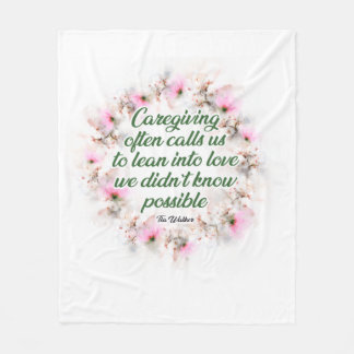 Cobertor De Velo Caregiving appreciation blanket